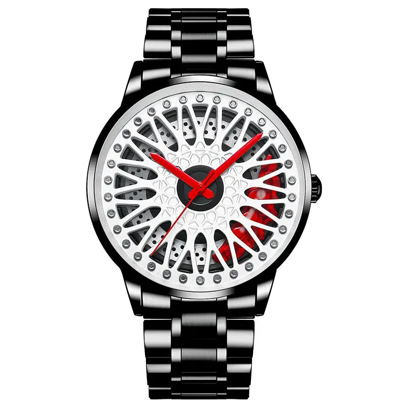 HMNWatch BBS Mark VII Rim Watch: Automotive Style, Sapphire Glass, 3D Calipers