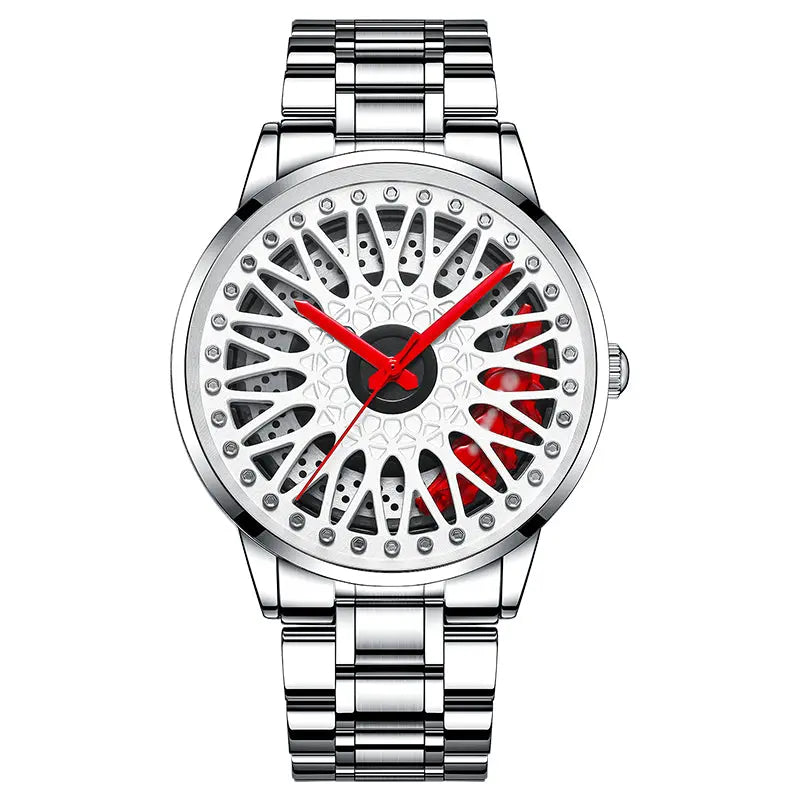 HMNWatch BBS Mark VII Rim Watch: Automotive Style, Sapphire Glass, 3D Calipers