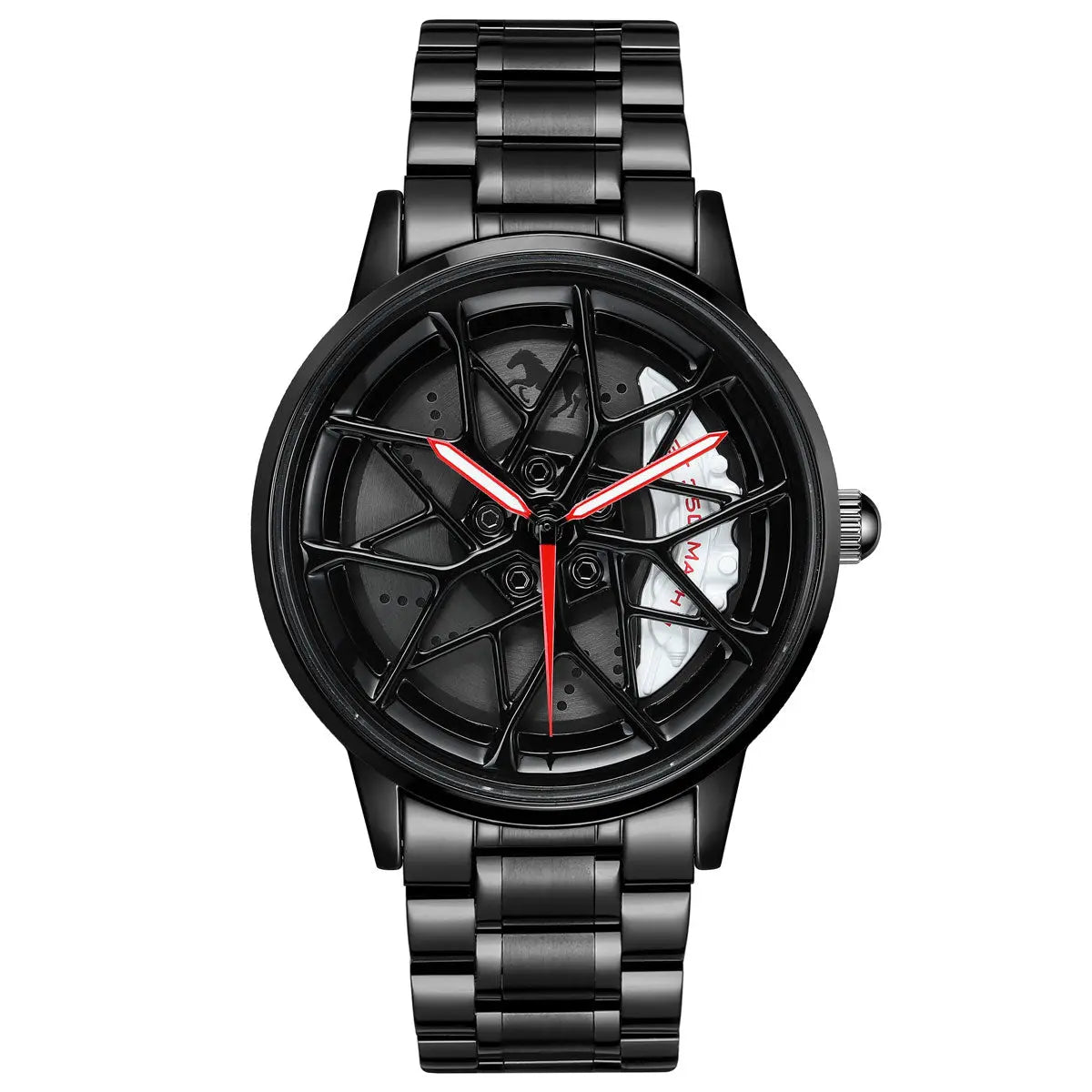 HMN Shelby GT350 Men's Racing Watch: Stainless Steel, Sapphire Crystal, 3D Dial