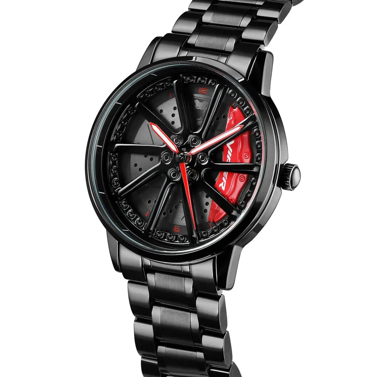 HMN Viper GTS Racing Wheel Watch: Stainless Steel, Sapphire, 3D Dial
