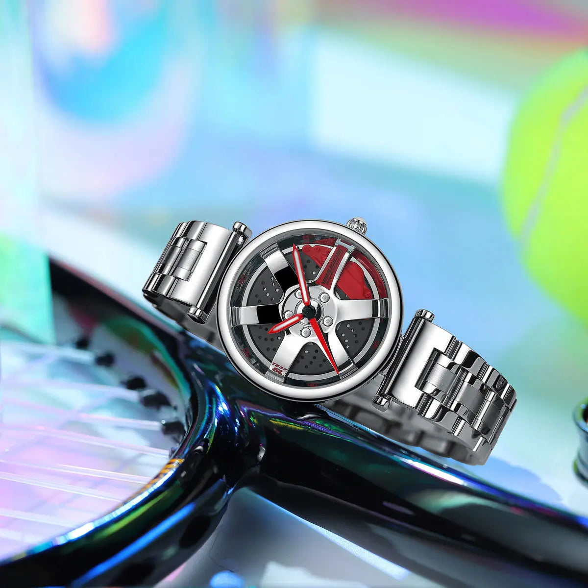 HMNWatch Volk TE-37 RAYS Racing SL Wheel Watch for Women - Luxury Quartz