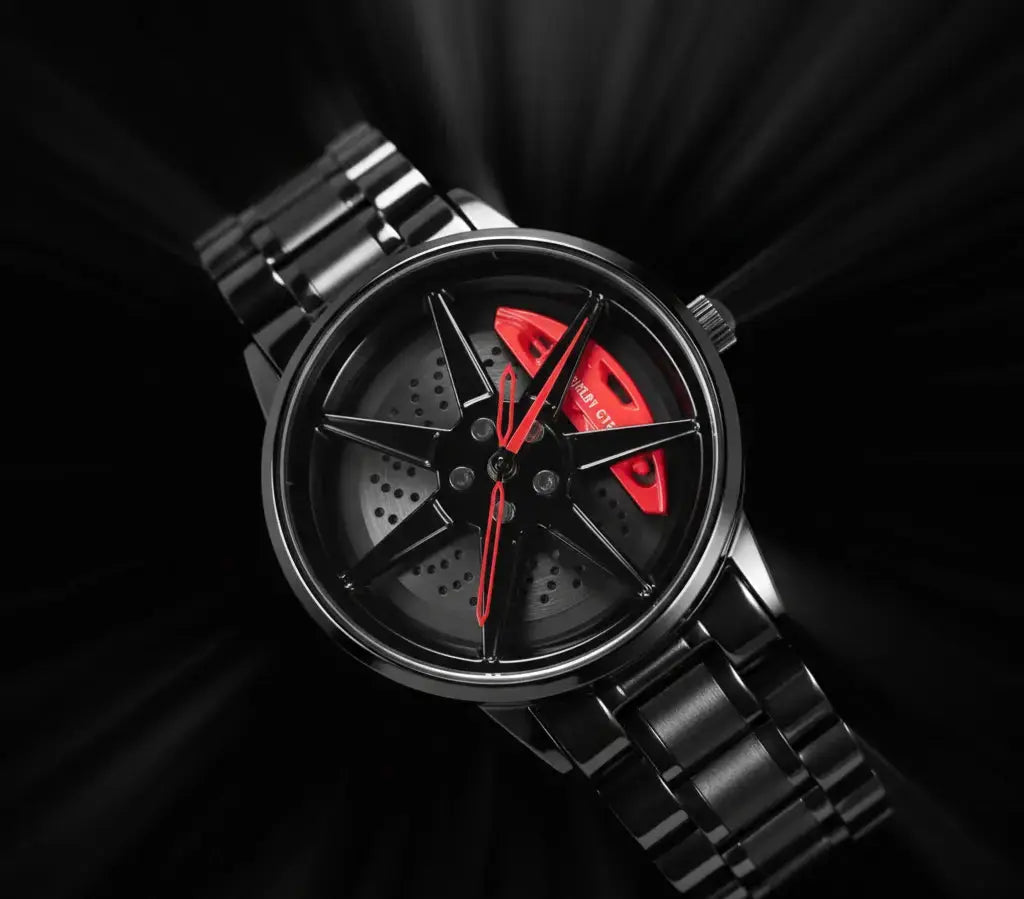 Bold American muscle car inspired watch design