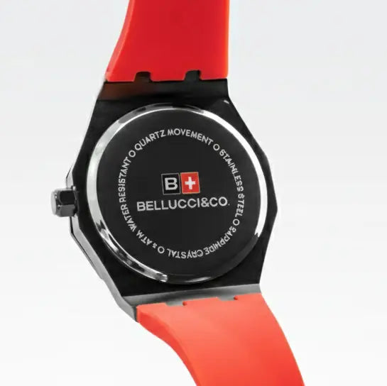 Bellucci - watch Bavaria RS7 Silicone Strap (Black   Case) Bellucciandco