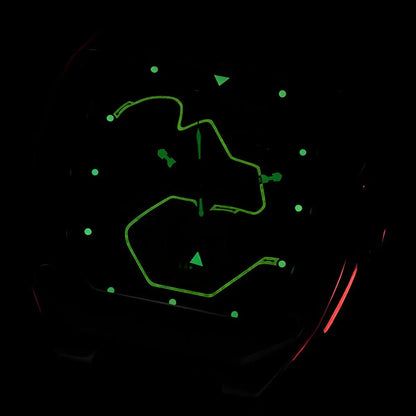 HMN Apex Trackmaster F1 Inspired Chronograph Racing Watch - Precision Steel Case