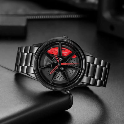 HMN GT500 Venom Men's Racing Watch: Shelby Mustang Inspired Cobra Sapphire Crystal