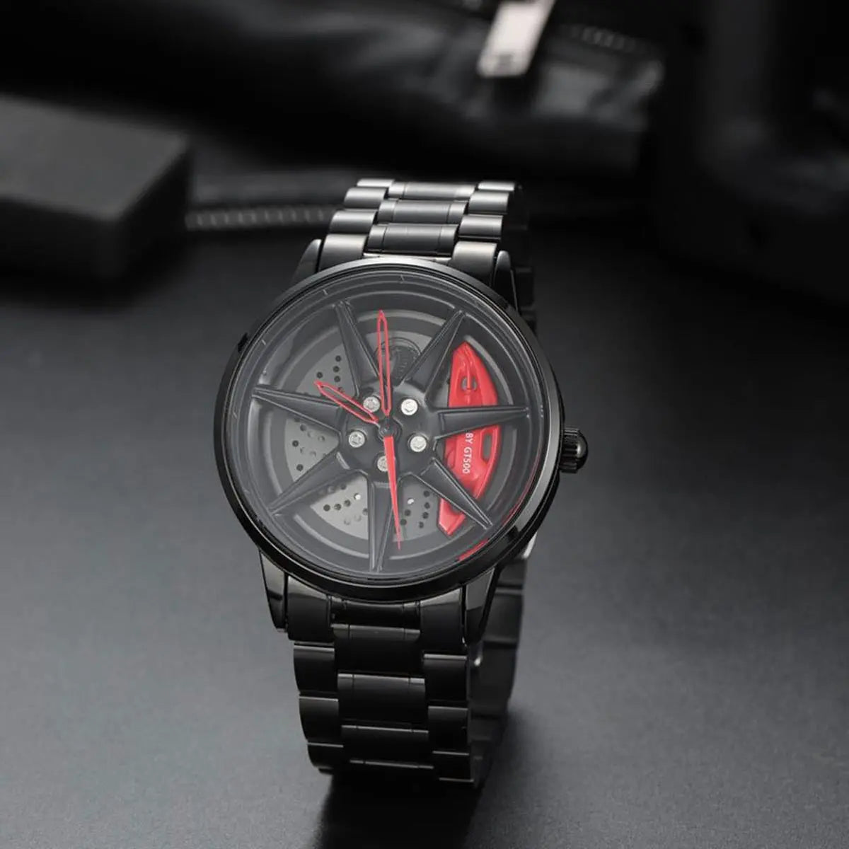 HMN GT500 Venom Men's Racing Watch: Shelby Mustang Inspired Cobra Sapphire Crystal