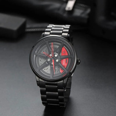 HMN GT500 Venom Men's Racing Watch: Shelby Mustang Inspired Cobra Sapphire Crystal