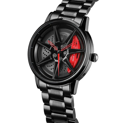 HMN GT500 Venom Men's Racing Watch: Shelby Mustang Inspired Cobra Sapphire Crystal