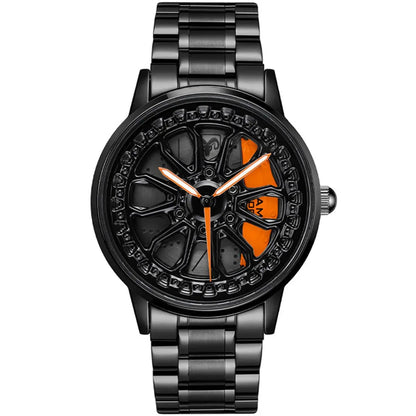 HMN RAMcharger Truck Wheel Watch - Rugged, Durable Men's Automotive Sport Timepiece