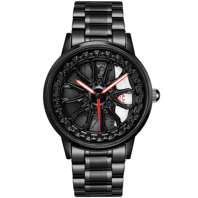 HMN RAMcharger Truck Wheel Watch - Rugged, Durable Men's Automotive Sport Timepiece