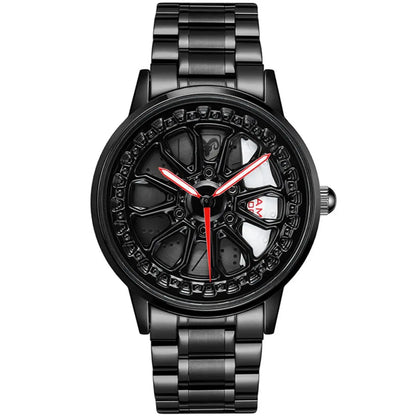 HMN RAMcharger Truck Wheel Watch - Rugged, Durable Men's Automotive Sport Timepiece