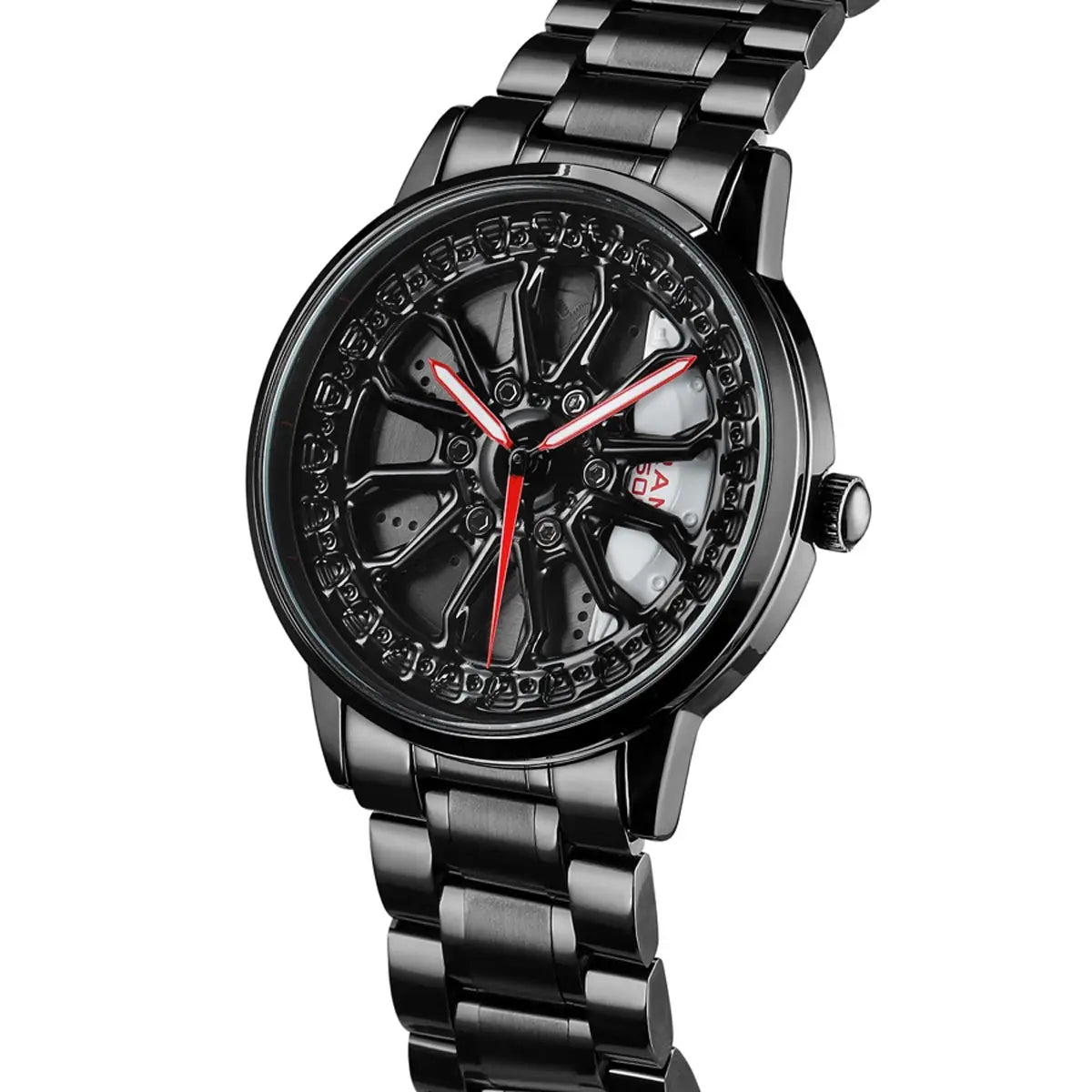 HMN RAMcharger Truck Wheel Watch - Rugged, Durable Men's Automotive Sport Timepiece