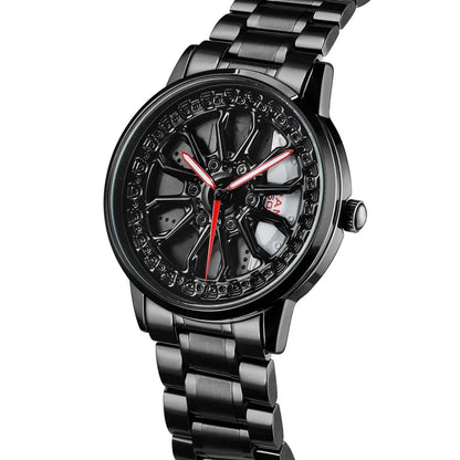 HMN RAMcharger Truck Wheel Watch - Rugged, Durable Men's Automotive Sport Timepiece