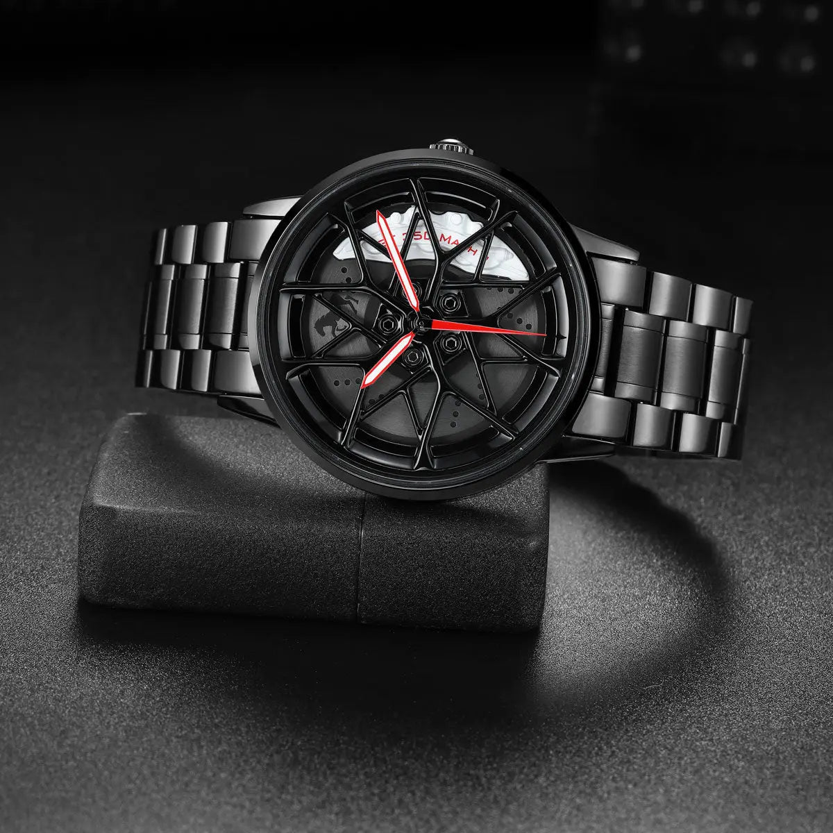 HMN Shelby GT350 Men's Racing Watch: Stainless Steel, Sapphire Crystal, 3D Dial