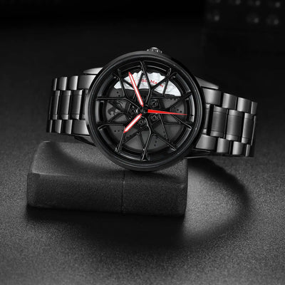 HMN Shelby GT350 Men's Racing Watch: Stainless Steel, Sapphire Crystal, 3D Dial
