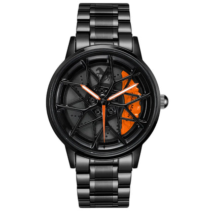 HMN Shelby GT350 Men's Racing Watch: Stainless Steel, Sapphire Crystal, 3D Dial