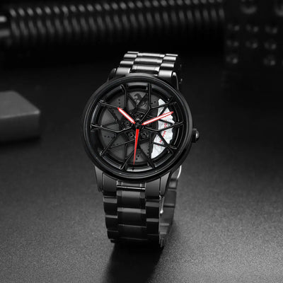 HMN Shelby GT350 Men's Racing Watch: Stainless Steel, Sapphire Crystal, 3D Dial