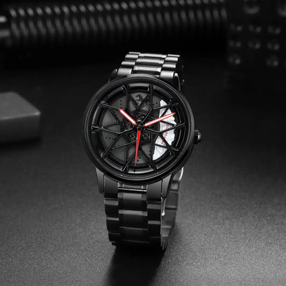 HMN Shelby GT350 Men's Racing Watch: Stainless Steel, Sapphire Crystal, 3D Dial