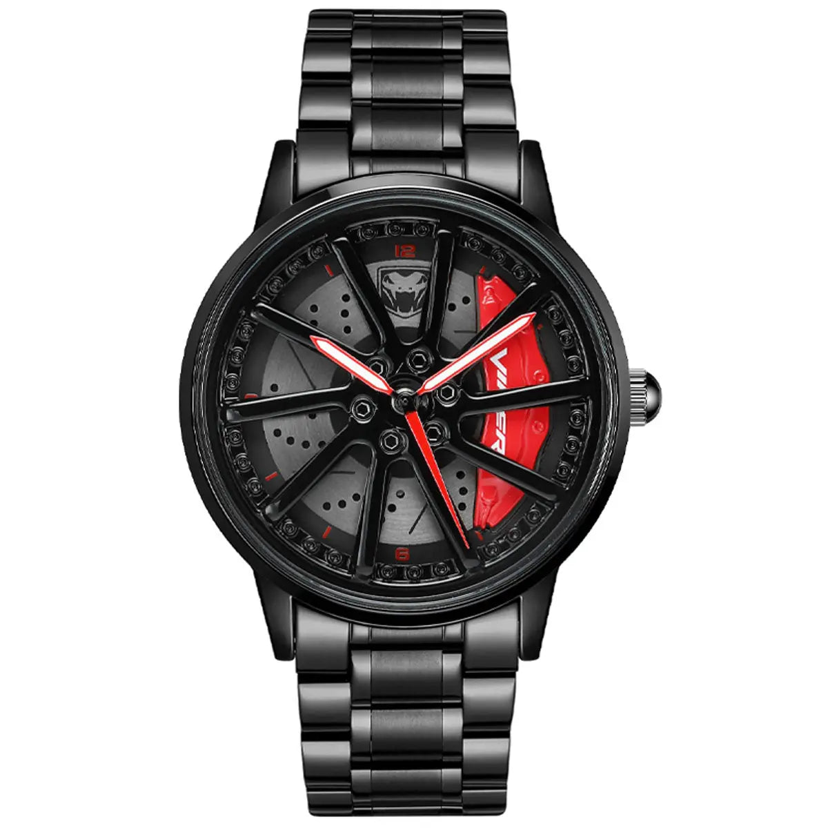 HMN Viper GTS Racing Wheel Watch: Stainless Steel, Sapphire, 3D Dial