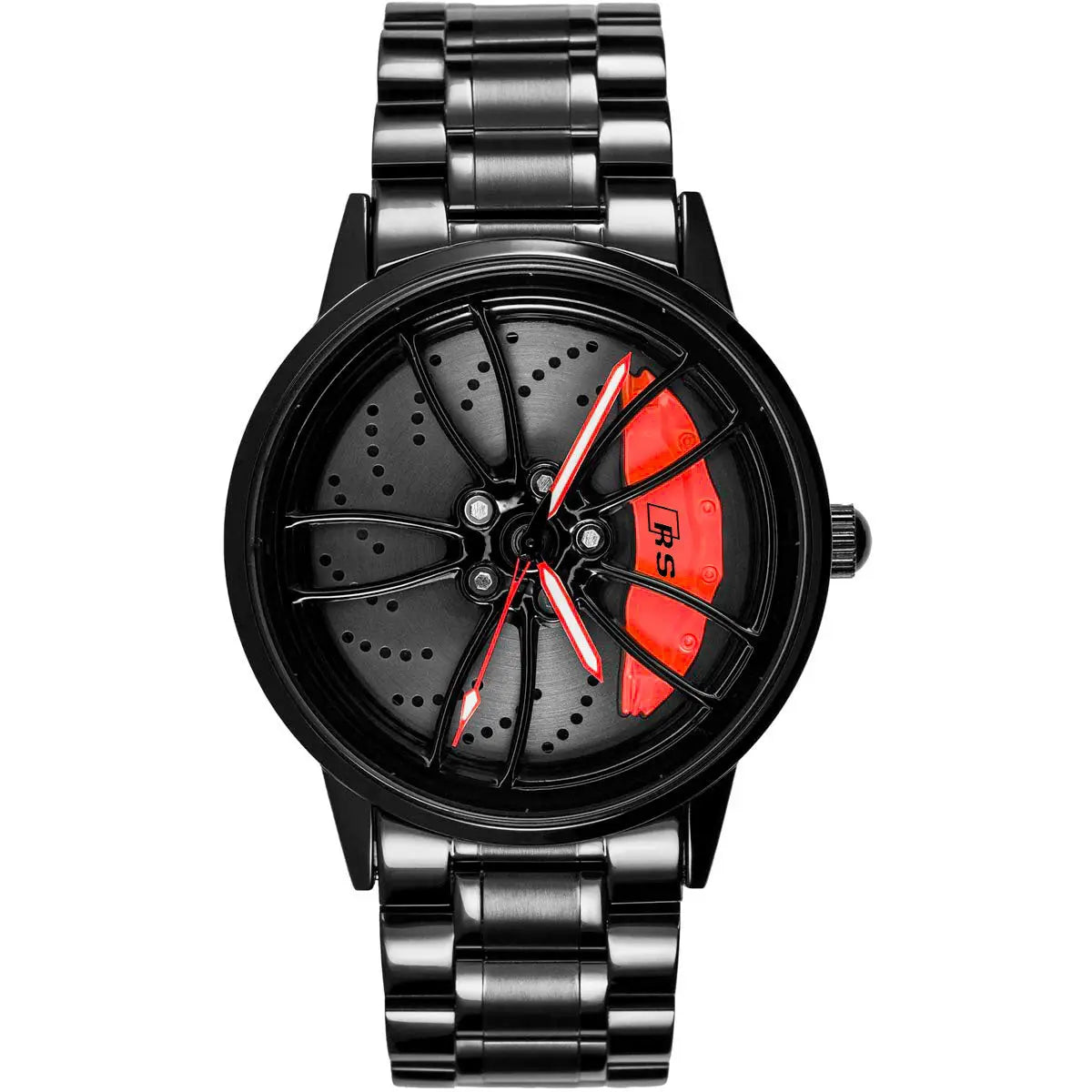 HMN Bavaria RS6 Men's Racing Watch: Spinning Wheel Design, Sapphire Glass