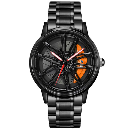 HMN Bimmer M2 Spinning Rim Men's Racing Watch with Sapphire Glass