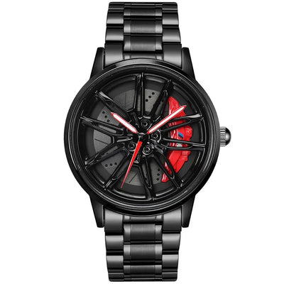 HMN Bimmer M2 Spinning Rim Men's Racing Watch with Sapphire Glass