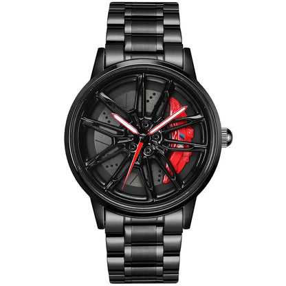 HMN Bimmer M2 Spinning Rim Men's Racing Watch with Sapphire Glass
