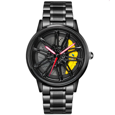 HMN Bimmer M2 Spinning Rim Men's Racing Watch with Sapphire Glass