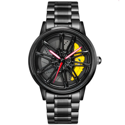 HMN Bimmer M2 Spinning Rim Men's Racing Watch with Sapphire Glass
