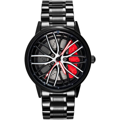 HMN Bimmer M4 Spinning Rim Men's Racing Watch - Luxury Automotive Design