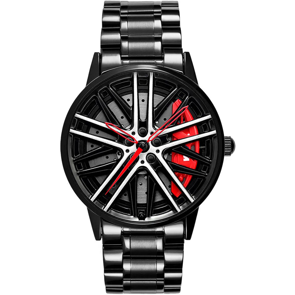 Luxury BMW M750 Car Rim Watch - Spinning Wheel Design, Sapphire Glass