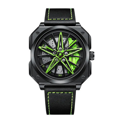 HMNWatch Boxster 911 Luxury Car Wheel Watch with Sapphire Glass