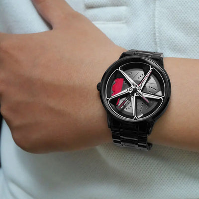 HMN 488 Spider Ferrari Wheel Watch - Men's Luxury Sports Timepiece