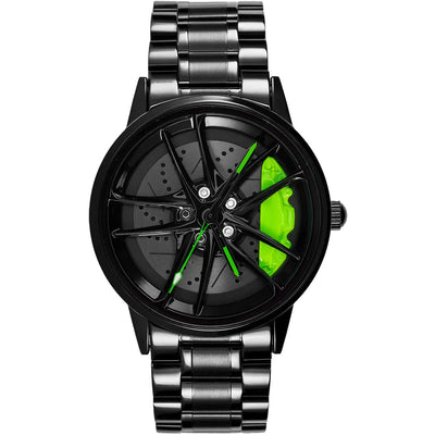 HMNWatch GR Supra J29 Men's Racing Watch – Unique Car Rim Design