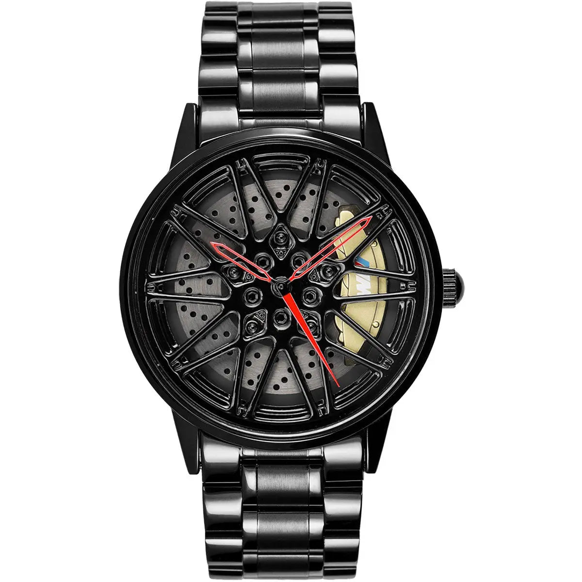 HMN Bimmer M5 Spinning Rim Watch - Men's Luxury Automotive Race Timepiece