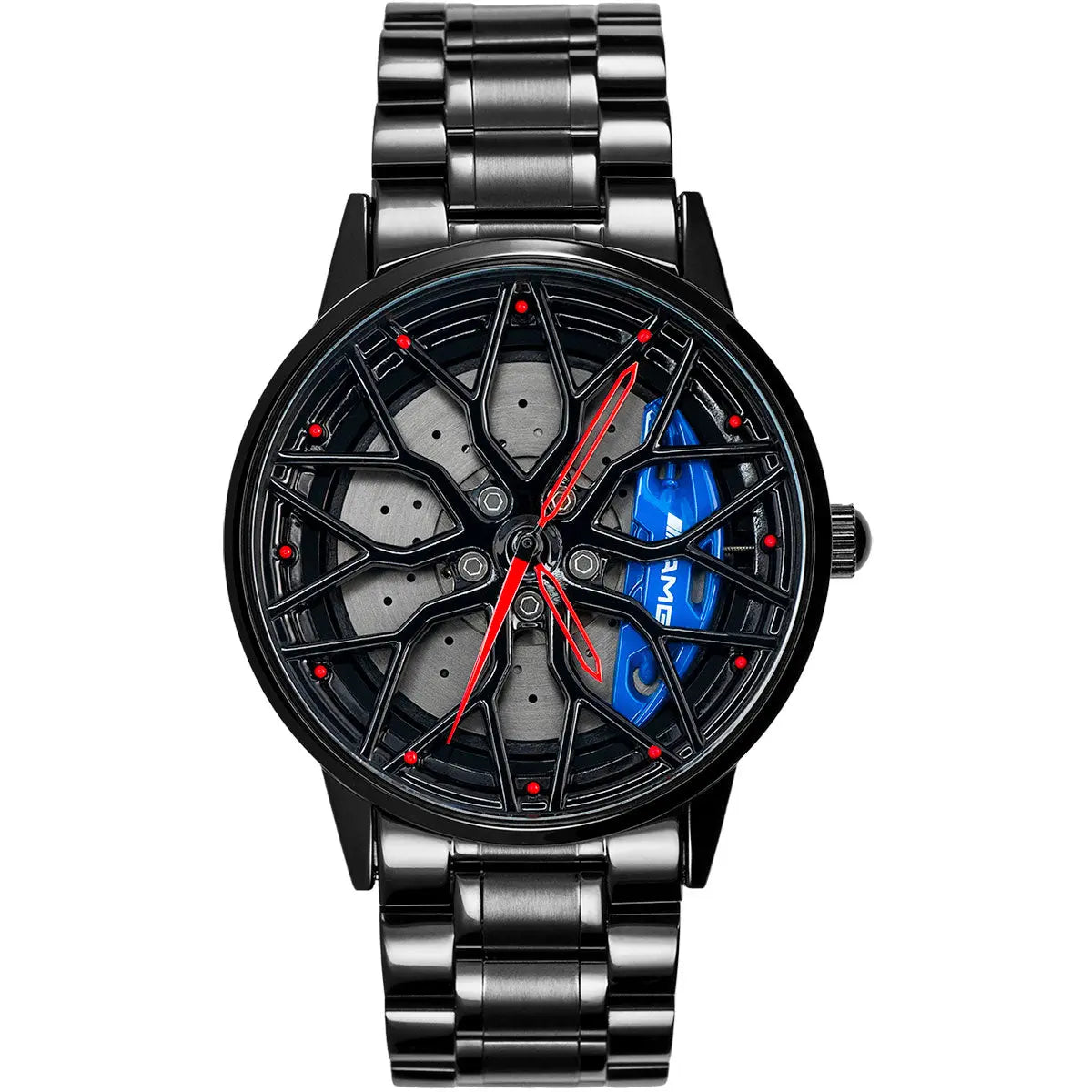 HMN Petronas G63 Non-Spinning Rim Watch: Sapphire Glass, 3D Caliper Design