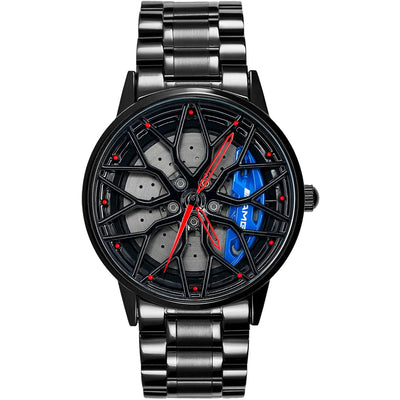 HMN Petronas G63 Non-Spinning Rim Watch: Sapphire Glass, 3D Caliper Design