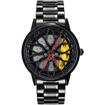 HMN Petronas G63 Non-Spinning Rim Watch: Sapphire Glass, 3D Caliper Design