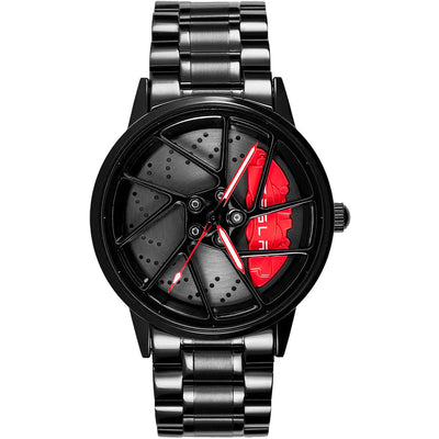 HMNWatch Roadster X Premium Car Wheel Watch - Stainless Steel, Sapphire Glass
