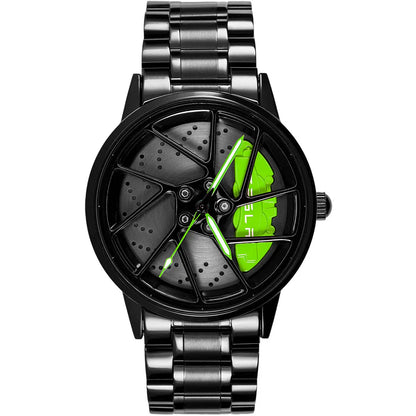 HMNWatch Roadster X Premium Car Wheel Watch - Stainless Steel, Sapphire Glass