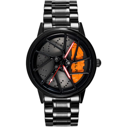 HMNWatch Roadster X Premium Car Wheel Watch - Stainless Steel, Sapphire Glass