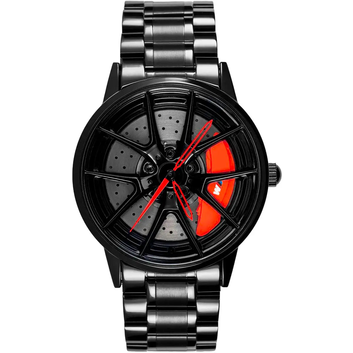 Luxury Men's BMW M3 Inspired Non-Spinning Rim Racing Watch