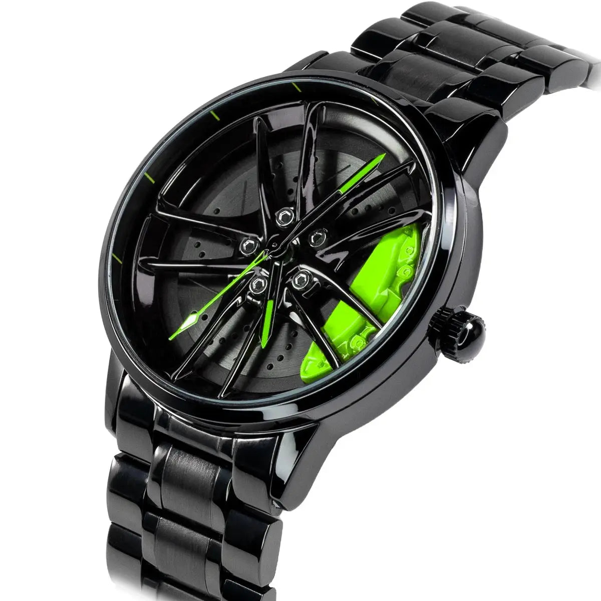 HMNWatch GR Supra J29 Men's Racing Watch – Unique Car Rim Design