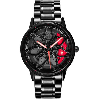 HMN Revuelto Wheel Watch: Lamborghini Rim Inspired Sapphire Sports Timepiece
