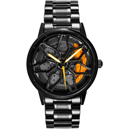 HMN Revuelto Wheel Watch: Lamborghini Rim Inspired Sapphire Sports Timepiece