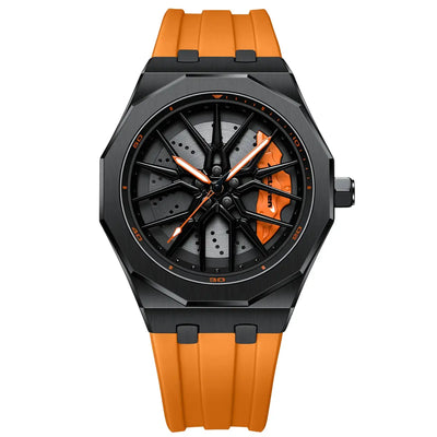 Luxury McLaren 720S Wheel Rim Watch - Stainless Steel Sapphire Glass