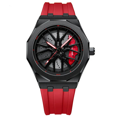 Luxury McLaren 720S Wheel Rim Watch - Stainless Steel Sapphire Glass