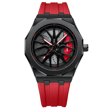 Luxury McLaren 720S Wheel Rim Watch - Stainless Steel Sapphire Glass