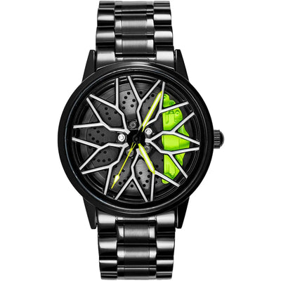 HMNWatch Land SVR Luxury Car Wheel Watch - Miyota Quartz, Sapphire Glass