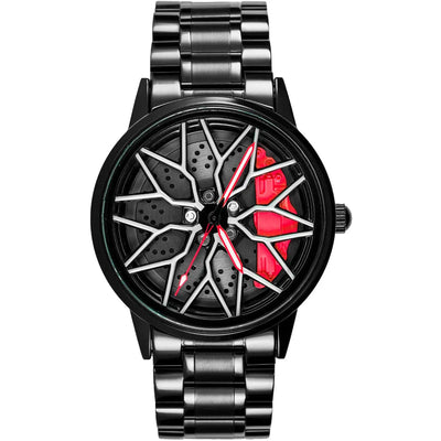 HMNWatch Land SVR Luxury Car Wheel Watch - Miyota Quartz, Sapphire Glass